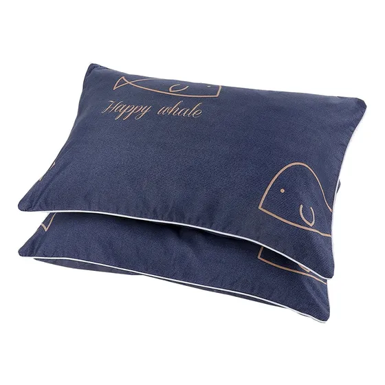 2 Fundas De Almohada Rectangulares Grandes Con Cremallera
