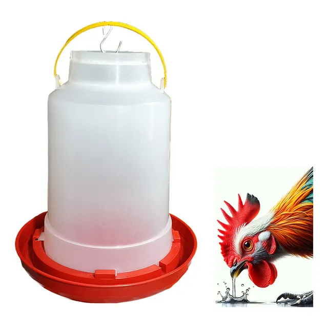 Bebedero 7 Litros Para Pollos,gallinas,pisco,ave - Healplast