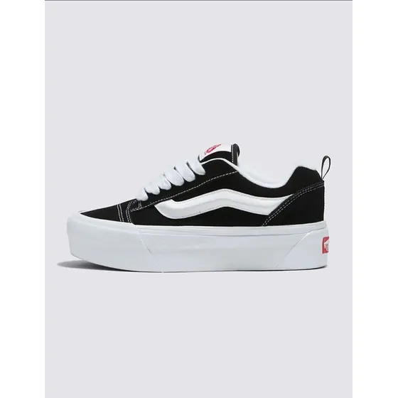 Championes Vans Kun Plataforma Stack  Negro