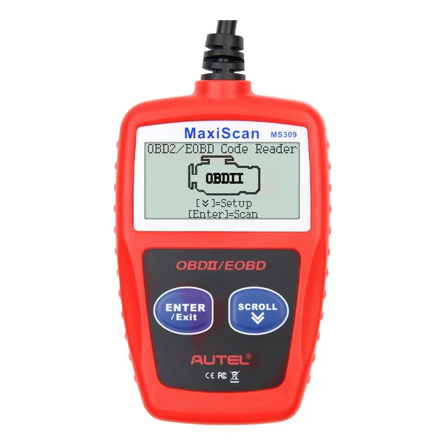 Autel Maxiscan Ms309 Obd-ii Esc Aner Acute;digo Diagn Ostico