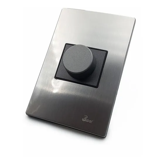 Interruptor Dimmer Acero Inox