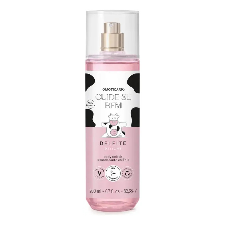 Body Splash Cuide-se Bem Deleite Boticário 200ml Vegano Suave