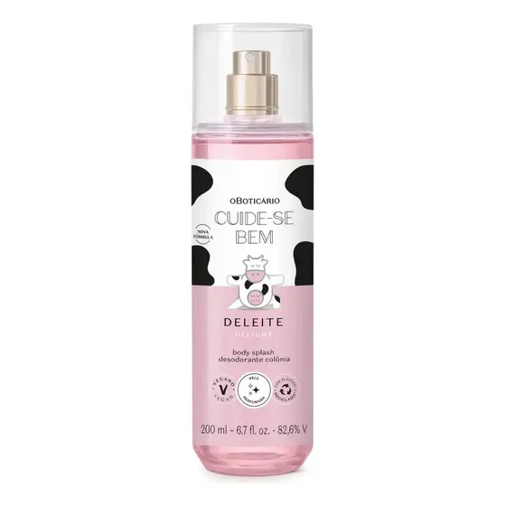 Body Splash Cuide-se Bem Deleite Boticário 200ml Vegano Suave