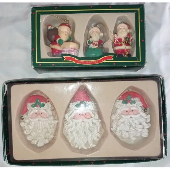 Adornos De Árbol Navideño (cajitas De 3 Unidades)