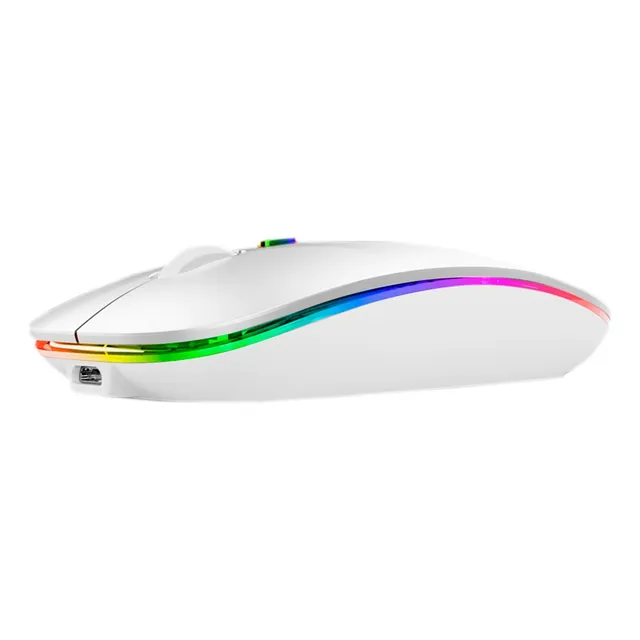 Mouse Inalámbrico Recargable Delgado Nextep Silencioso