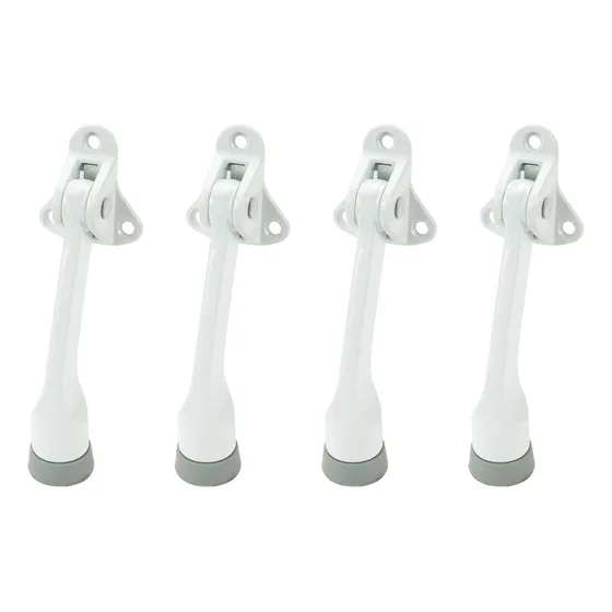 Tope Puerta 5.0 In Color Blanco Antideslizante Goma Para