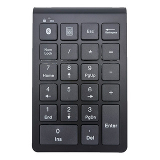 Cinza - Teclado Numérico De Modo Duplo Com Fio Bluetooth 5.0 Cinza - Teclado Numérico De Modo Duplo Com Fio Bluetooth 5.0