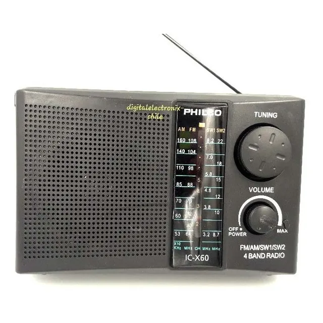Radio Portatil Philco Radio Fm/am 220v O Pilas D