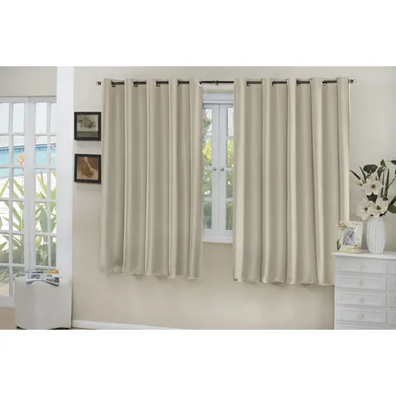 Cortina Blackout Em Tecido 2,80 X 1,80 Corta Luz 100% Cor Bege