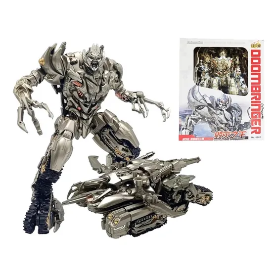 Boneco Transformes Decepticons Tanque De Guerra Vira Robô