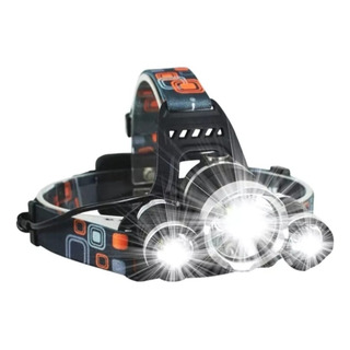 Lanterna Cabeça Recarregåvel Profissional C/ 3 Leds Forte Lanterna Cabeça Recarregåvel Profissional C/ 3 Leds Forte
