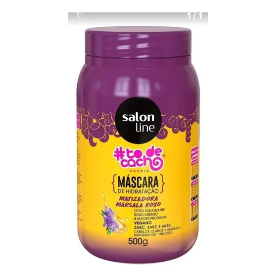 Mascara Matizadora Marsala Salon Line 500 Mg