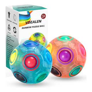 Vdealen Magic Rainbow Puzzle Ball, Speed ??cube Ball Puzzle Vdealen Magic Rainbow Puzzle Ball, Speed ??cube Ball Puzzle
