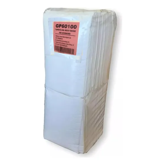 Tapete Higiênico Good Pad P/ Cães 60x60 Cm Com 100 Unidades