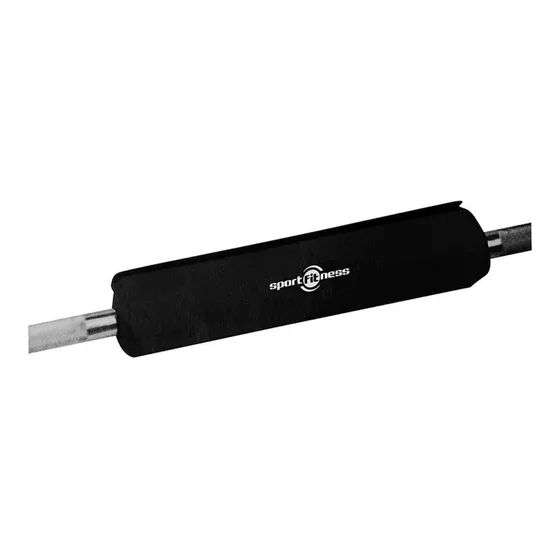 Almohadilla Protector Hombros Barra Sportfitness Sentadillas Color Negro