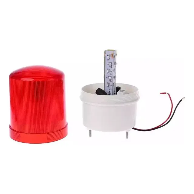Baliza Luz De Emergencia Con Luz Y Sonido 110 Vac