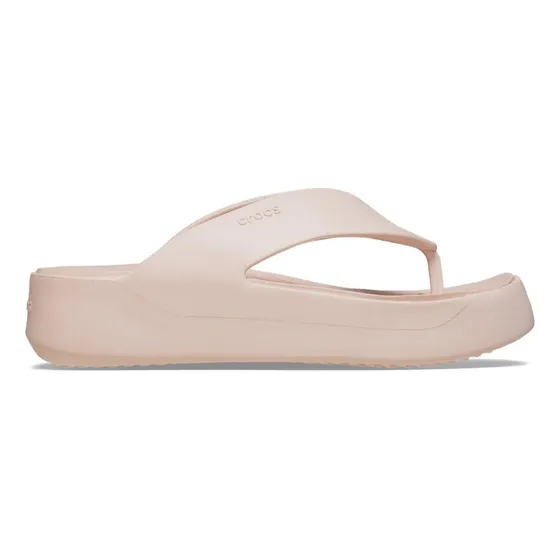 Chinelo Crocs Getaway Plataform Flip Quartz