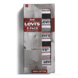 Boxer Levis Hombre 5 Pack Stretch Algodon 100% Original Boxer Levis Hombre 5 Pack Stretch Algodon 100% Original