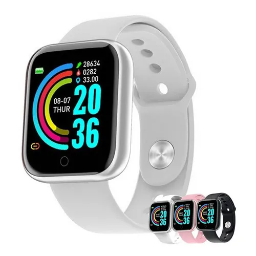 Smartwatch D20 Relógio Inteligente Homem Mulher Ios Android
