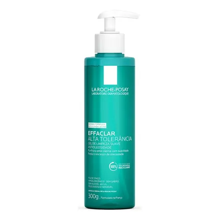 Gel De Limpeza Facial Refil Para Peles Oleosas E Sensíveis Limpeza Profunda Não Resseca Alta Tolerância Hipoalergênico Effaclar La Roche-posay 300ml Sensível Dia/noite