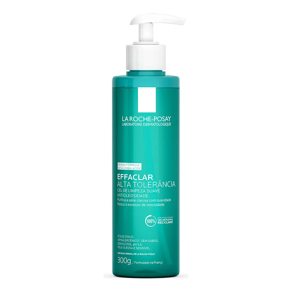 Gel de Limpeza Facial Refil para Peles Oleosas e Sensíveis Limpeza Profunda Não Resseca Alta Tolerância Hipoalergênico Effaclar La Roche-Posay 300g Gel de Limpeza Facial Refil para Peles Oleosas e Sensíveis Limpeza Profunda Não Resseca Alta Tolerância Hipoalergênico Effaclar La Roche-Posay 300g