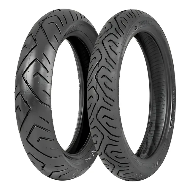 Par Pneu Fazer Fz15 100-80-17 + 140-70-17 Technic