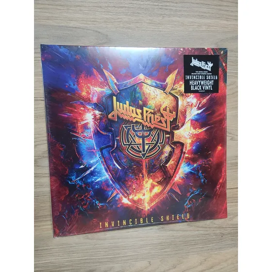 Judas Priest Invincible Shield Black Lp Metallica Manowar