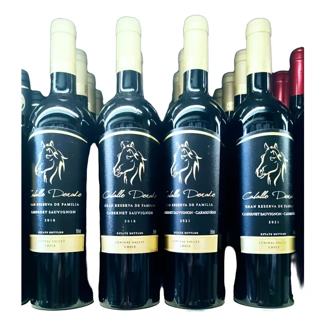 Vinho Especial Caballo Dorado Gran Reserva Família (04 Und)