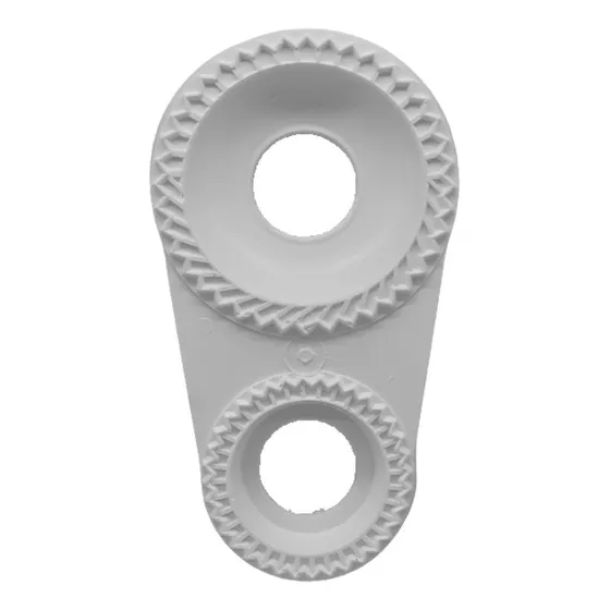Molde Cierra Empanadas Doble Repulgadora Plastico 12cm Y 8cm