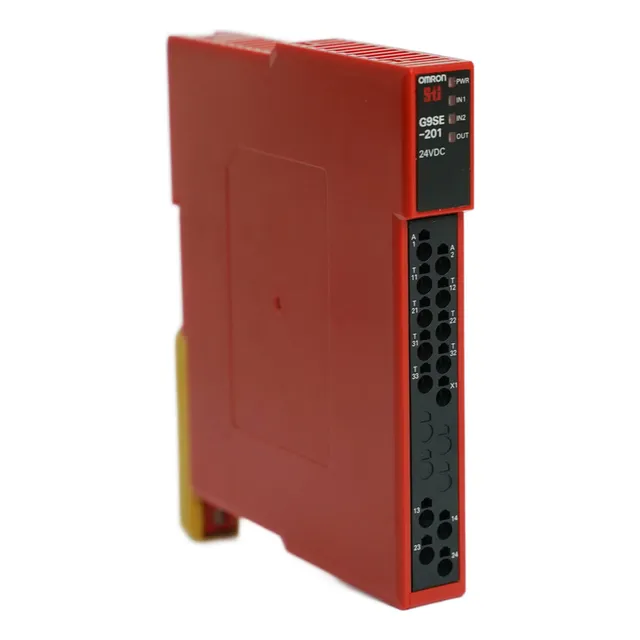 Rele De Seguranca Omron G9se-201  24v Nr-12 - Novo Com Nf