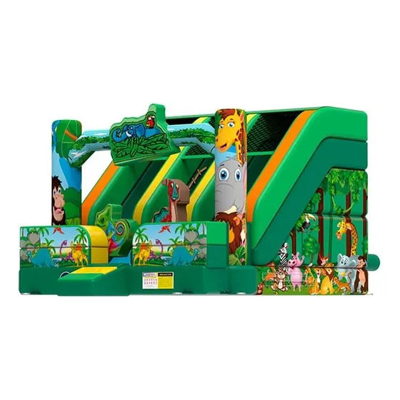 Juego Inflable Chileinflable Tobogán Jungla