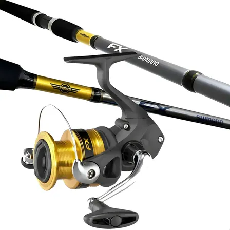 Kit Pesca Vara Shimano 1,98m + Molinete Fx 4000 Profissional Preto