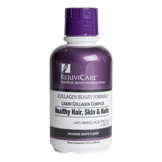 Suplemento Rejuvicare Liquid Collagen Beauty, 480 Ml, Grape