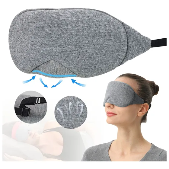 Antifaz 3d Dormir Cubre Ojos Respirable Suavidad Black-out 