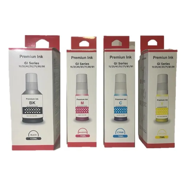 4 Tinta Compatible Canon Gi-11 G3060 G3160g3260 G3360 G3460 