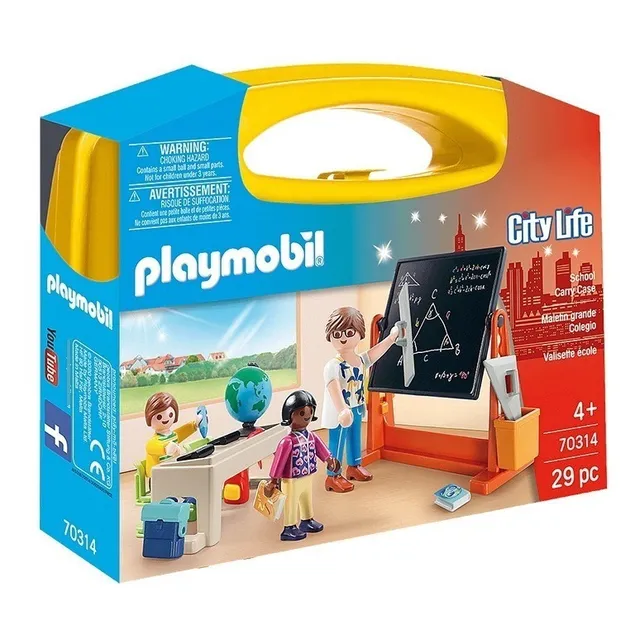 Playmobil 70314 Valija Maletin Colegio Clase En La Escuela