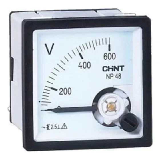 Voltimetro Analogo 0-600vac 96 X 96mm