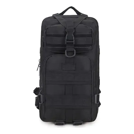 Mochila Tática Militar Camping Impermeável Reforçada Cor Preto Desenho do tecido Liso