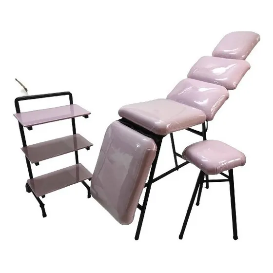 Camilla Silla Tres Posiciones Kit  Para Cejas Pestañas Tatto