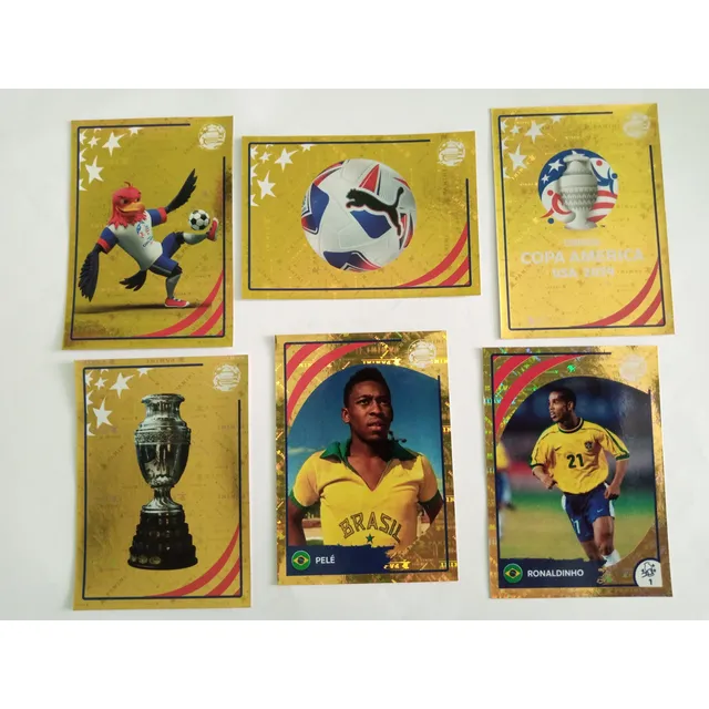 Barajitas Detalladas Álbum Copa América Usa 2024 Panini 