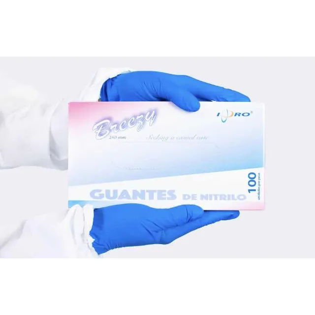 Guantes De Nitrilo Azul Electrico