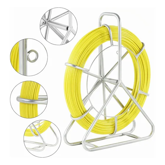 Guía Jala Cables Cobra De 6mm X 100 Metros Fibra De Vidrio