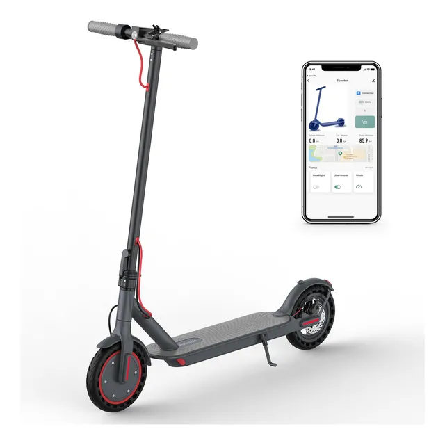 Neumatico Solido Motor Vatio Mph Milla Largo Alcance Scooter