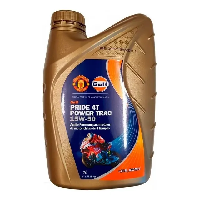 Lubricante Gulf Power Trac Moto 4t 15w50 Semi Sintetico 1l B