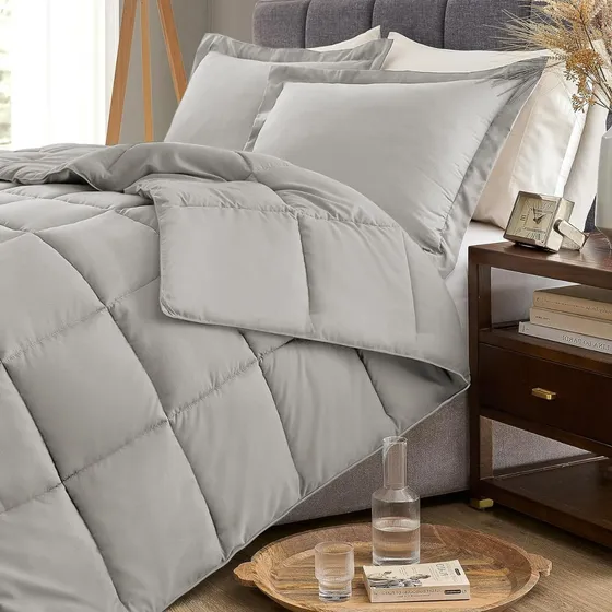 Acolchado Edredon 600 H C/ Fundas Queen Size 240x260 Hotel 