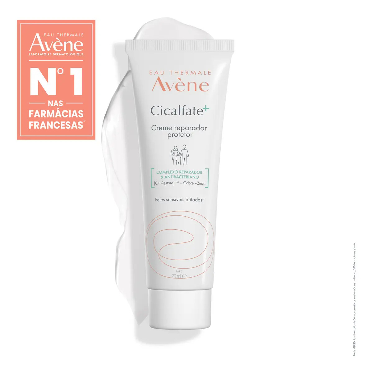 Creme Reparador Protetor Avène Cicalfate+ Pele Sensível 20ml Creme Reparador Protetor Avène Cicalfate+ Pele Sensível 20ml