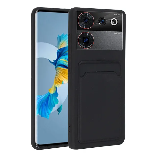 ~ Funda Para Nubia Z50 Ultra Lujo Tarjeta Pack