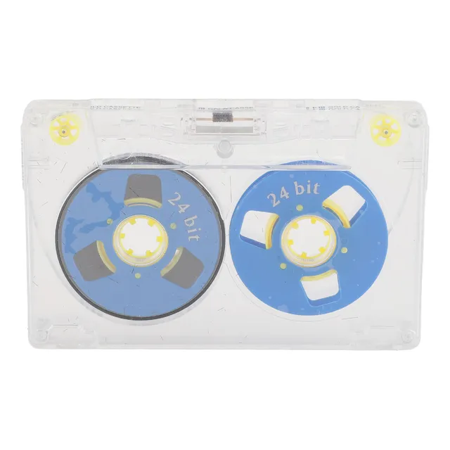 Estuche Transparente Con Cinta De Casete Audible, Capacidad