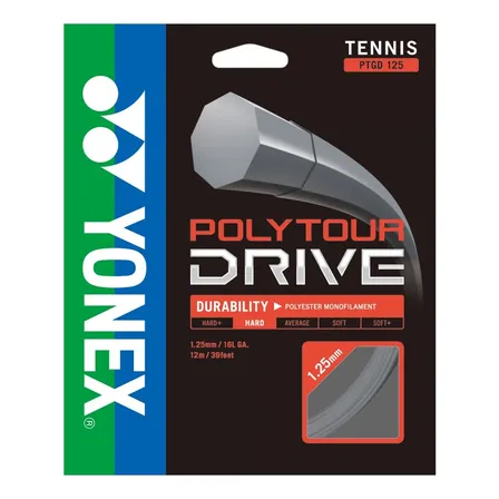 Cuerda Yonex Poly Tour Drive 1.25 - 12m