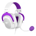 Headset Gamer Havit H2002D — Edição White Red Roxo Pink (Azul)